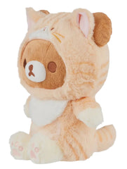 Get ready for cuteness overload with this Chairokoguma Big Cat Plushie from San-X! This adorable plush features Rilakkuma’s brown bear friend, Chairoikoguma, dressed up in an irresistibly cute cat costume, perfect for fans of both cats and the Rilakkuma gang alike.