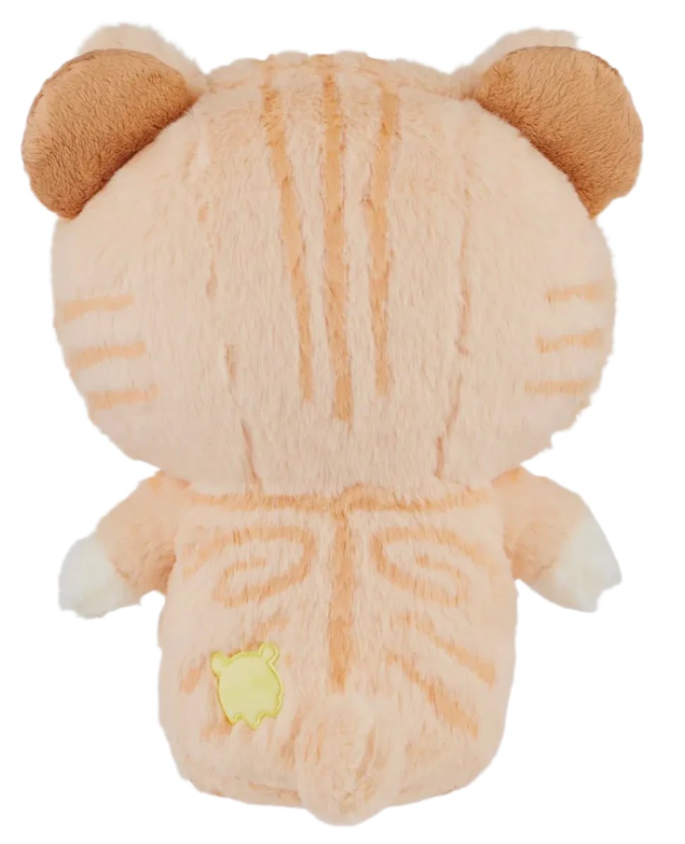 Get ready for cuteness overload with this Chairokoguma Big Cat Plushie from San-X! This adorable plush features Rilakkuma’s brown bear friend, Chairoikoguma, dressed up in an irresistibly cute cat costume, perfect for fans of both cats and the Rilakkuma gang alike.