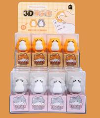 These Oversized Chonky Hamster XL Erasers fit the bill, while being totally functional. Chonkier than standard erasers, providing extended use and better grip for more efficient erasing. The popular hamster continues to enjoy its internet-fame for a reason- one of the ultimate kawaii animals with its naturally adorable round body shape.