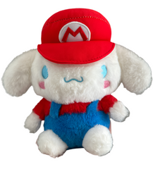 When legends of fun and legends of cute collide, the result is a new, irresistible mashup. Look no further than these Mario Brothers x Sanrio Mash-up Plushies as proof.&nbsp;

Sanrio’s titans, Pochacco, Pompompurin, My Melody and Cinnamoroll, fabulously don the signature gear (hat and overalls) of Nintendo’s most famous plumber-gone-go kart-racer-gone-smash-bro, Mario! With a soft exterior and embroidered faces, they’re perfect for hugging or displaying proudly in any game room.