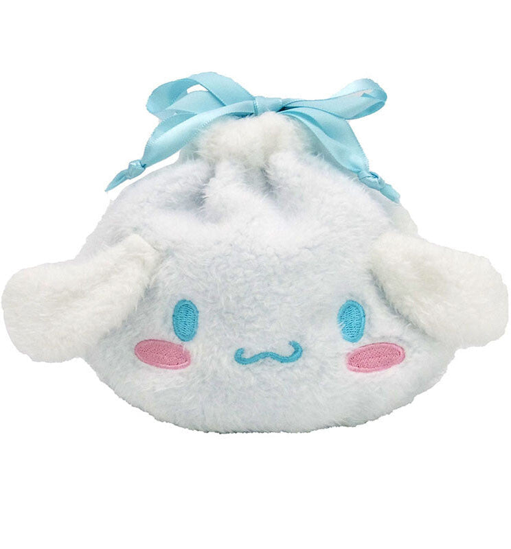 Keep your treasures safe and sweet with our Cinnamoroll Round Drawstring Plush Pouch! This adorable storage solution features everyone's favorite fluffy puppy in a perfectly round, squeezable design. Made with super-soft plush material, this versatile pouch combines functionality with kawaii charm. The secure drawstring closure keeps your belongings protected while Cinnamoroll's signature floppy ears and gentle smile make organization delightfully cute. Perfect for storing small items!