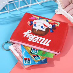The Classic Japanese Snacks Coin Red Purses are a delightful blend of practicality and nostalgia. These vibrant coin purses are adorned with the beloved Milky Girl or Pocky logos, paying homage to the iconic Japanese candies that have captured hearts for generations.