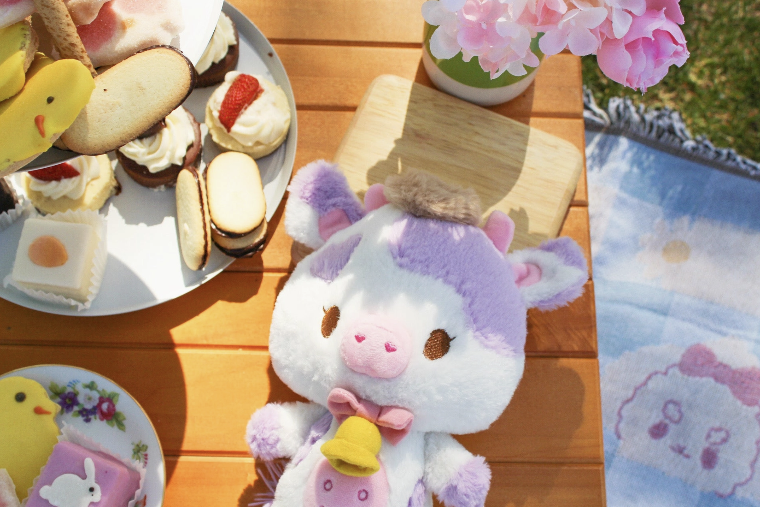 Jolene is an adorable addition to the world of cow plushies and lavender cow creations. Her appeal goes beyond that of an ordinary cow stuffed animal as she embodies the peaceful vibes of these gentle creatures.