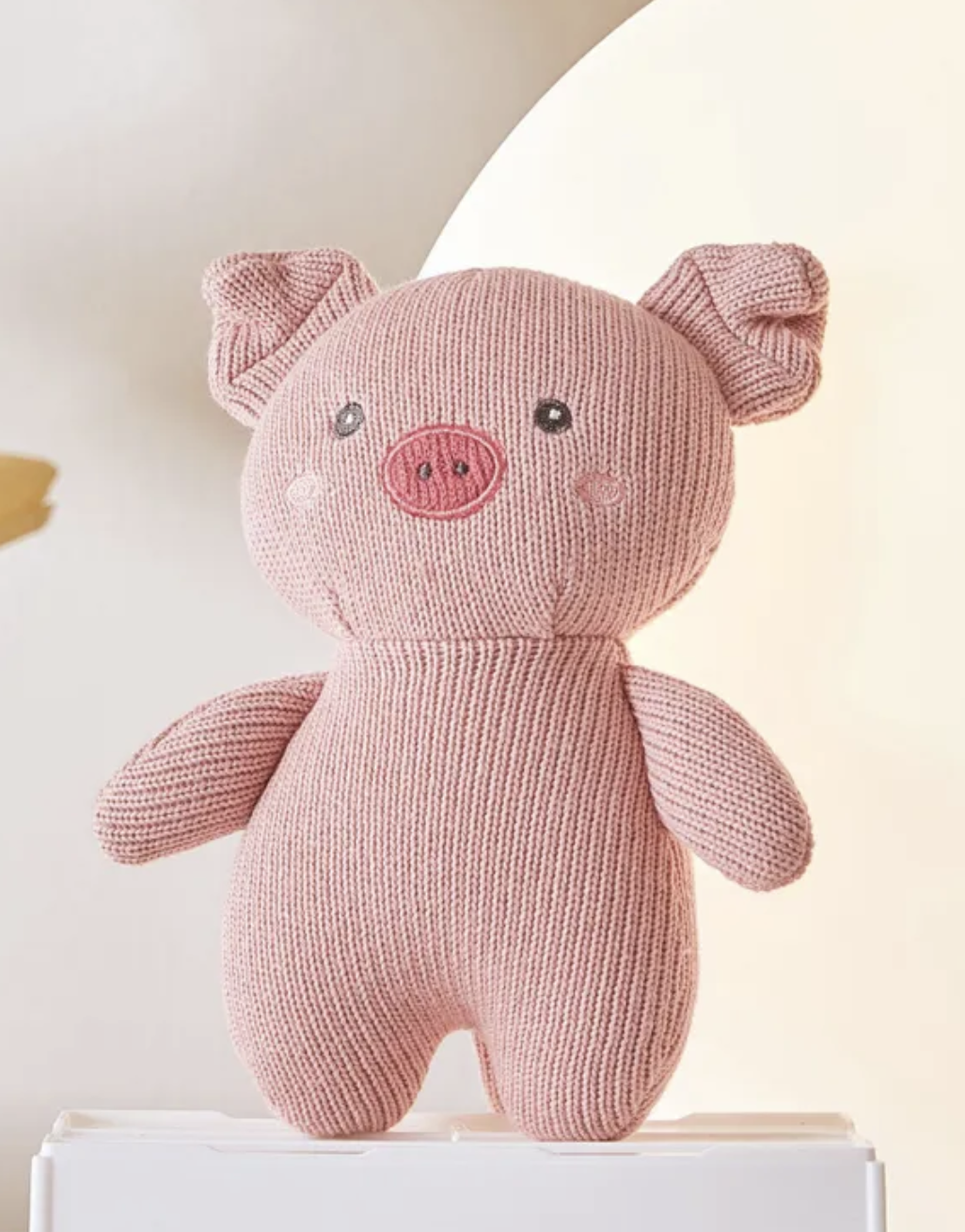 Crafted with soft and huggable materials, each Classic Knit n Stitch Stuffed Animal is designed to be a loyal friend and comforting presence for children and adults alike.