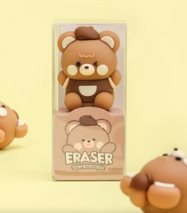 These Oversized Coffee Bean Barista Brown Bear XL Erasers fit the bill, while being totally functional. Larger than standard erasers, providing extended use and better grip for more efficient erasing, this hard workin' but cheerful little bear wants to help you through all your study tasks with a wink and smile.