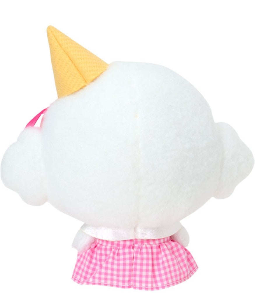 This Cogimyun 10th Anniversary Gingham Love Plushie features Cogimyun, the lovable and fluffy character known for her amazing hairdo- two soft n sweet buns- and an even sweeter shy demeanor, in a soft mini plush format. Her cute pink checkered dress and adorable accessories make her stand out in any collection!