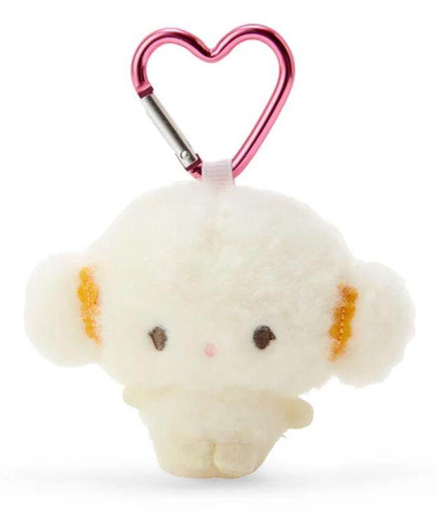 Hard to find Cogimyun goods, especially here in the US!

This keychain features Cogimyun, the lovable and fluffy character known for his sweet and shy demeanor, in a soft mini plush format. His endearing design and soft fabric make him a delightful companion for your keys, bag, or backpack.