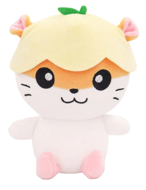 Sanrio’s rare and delightful character, Coro Coro Kuririn, appears in classic form. The shy golden hamster loves a bit of harmless mischief and you can see it in his embroidered eyes and knowing smile.&nbsp;A signature flower hat literally tops off the look for this Coro Coro Kuririn Classic Sanrio Plushie. This sweet plush is a great size for bedside tables, shelves and even work desks.