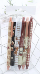 Perfect for both writing and gifting, this set combines practicality with delightful aesthetics, making it a cherished addition to any stationery collection. Each pen features adorable bear designs that capture hearts and inspire smiles with every use.