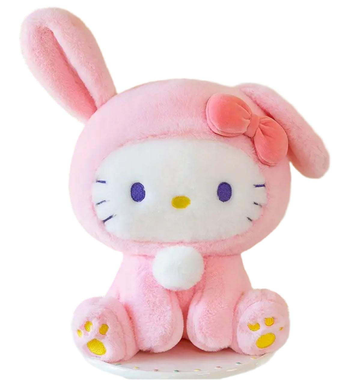Curious Bunny Hello Kitty Plushie – Plush Krush