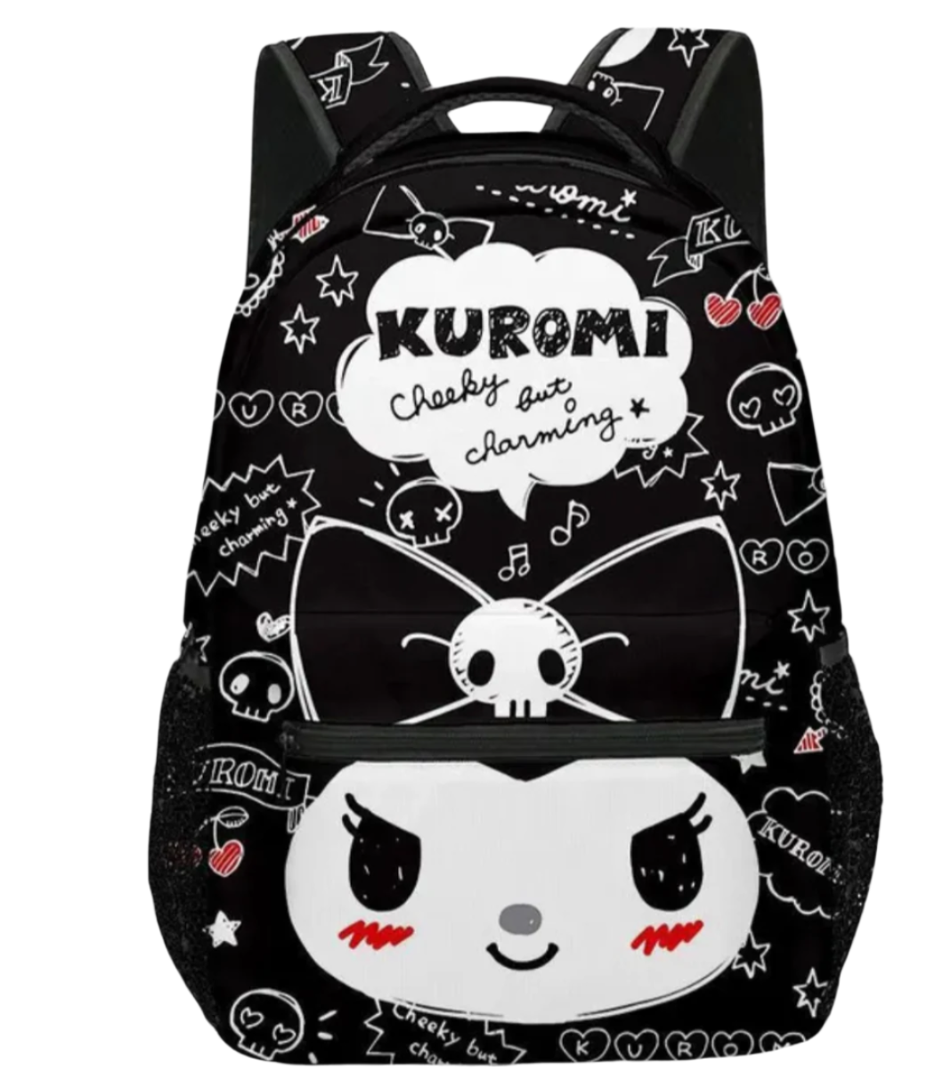 Kuromi Marker Art Street Style Backpack