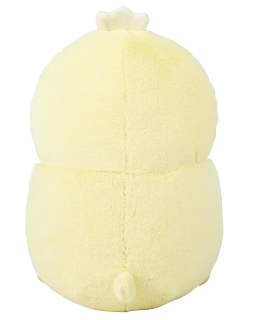 Calming Cuddlers are chubby plush animals with fluffy, round bodies that have gentle faces and peaceful color palettes. From the Poksin series, which means "fluffy" in Korean. This Ducky Calming Cuddler Korean Style Plushie is a fluffy and cute hugging pillow that fits comfortably in both arms.