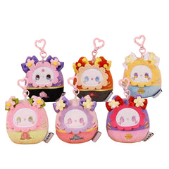 Official Product of Emma! Discover the gentle scents and soft textures of the EMMA Secret Forest Scented Plush Toy Key Chains Blind Box. This series features adorable plush keychains inspired by the Secret Forest, each infused with a delicate fragrance and crafted with Emma’s signature gentle but funky style. Perfect for carrying a touch of magic wherever you go.