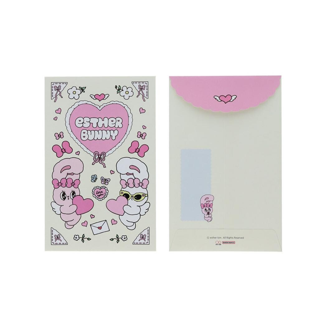 Esther Bunny Love Angels Die-Cut Mini Letter Set