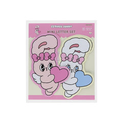Esther Bunny Love Angels Die-Cut Mini Letter Set