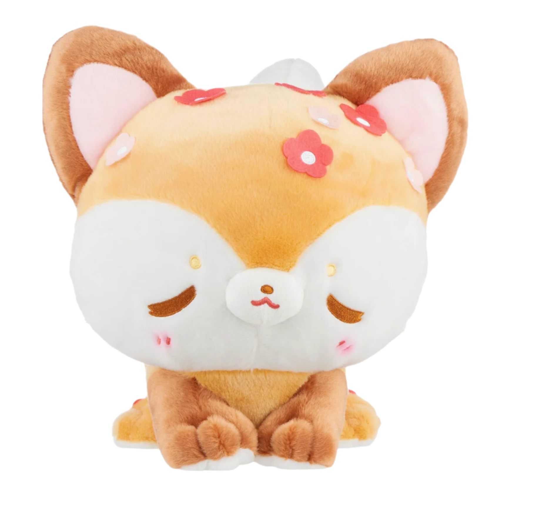 Meet the precious Fern the Fox Flower Power Large Plushie, your new cuddly and cute companion. This ultra-soft plushie features Fern, an endearing fox with intricate floral detailing and a charming expression that’s sure to melt your heart.