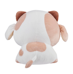 Meet the precious Flower Power Summer Cow XL Plushie, your new cuddly and cute companion. This LARGE ultra-soft plushie features dainty floral details and a charming expression that’s sure to melt your heart.