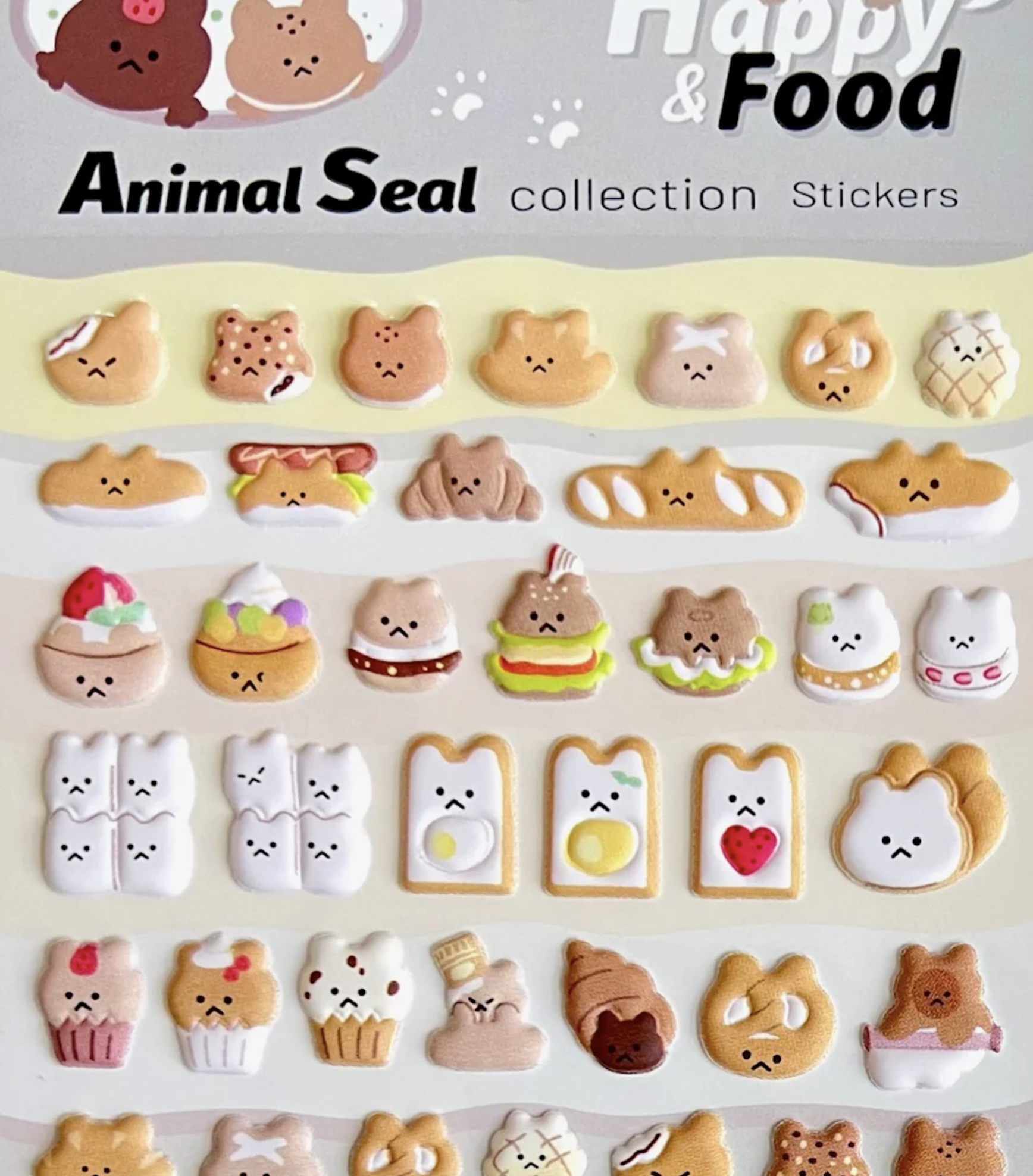 These amazing Foodie Bear Puffy Sticker Sheets can add personality to any notes, letter, planner, and more! Get creative and mix and match multiple stickers to create unique new stories. Perfect for all ages especially or high school and college