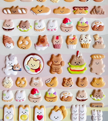 These amazing Foodie Bear Puffy Sticker Sheets can add personality to any notes, letter, planner, and more! Get creative and mix and match multiple stickers to create unique new stories. Perfect for all ages especially for high school and college!