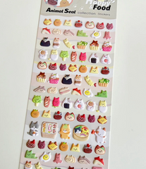 These amazing Foodie Cat Puffy Sticker Sheets can add personality to any notes, letter, planner, and more! Get creative and mix and match multiple stickers to create unique new stories. Perfect for all ages especially for high school and college!