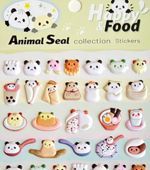 These amazing Foodie Panda Puffy Sticker Sheets can add personality to any notes, letter, planner, and more! Get creative and mix and match multiple stickers to create unique new stories. Perfect for all ages especially for high school and college!