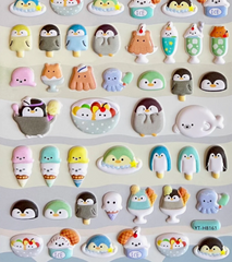 These amazing Foodie Penguin Puffy Sticker Sheets can add personality to any notes, letter, planner, and more! Get creative and mix and match multiple stickers to create unique new stories. Perfect for all ages especially for high school and college!