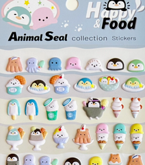 These amazing Foodie Penguin Puffy Sticker Sheets can add personality to any notes, letter, planner, and more! Get creative and mix and match multiple stickers to create unique new stories. Perfect for all ages especially for high school and college!