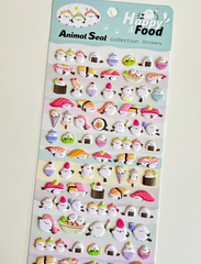 These amazing Foodie Sparrow Bird Puffy Sticker Sheets can add personality to any notes, letter, planner, and more! Get creative and mix and match multiple stickers to create unique new stories. Perfect for all ages especially or high school and college!