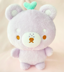 Meet the Fujibee Lavender Bear Plushie, a special boutique quality stuffed animal and a lovely friend with a love for life's simple pleasures. 