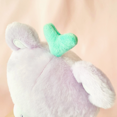 Meet the Fujibee Lavender Bear Plushie, a special boutique quality stuffed animal and a lovely friend with a love for life's simple pleasures. 