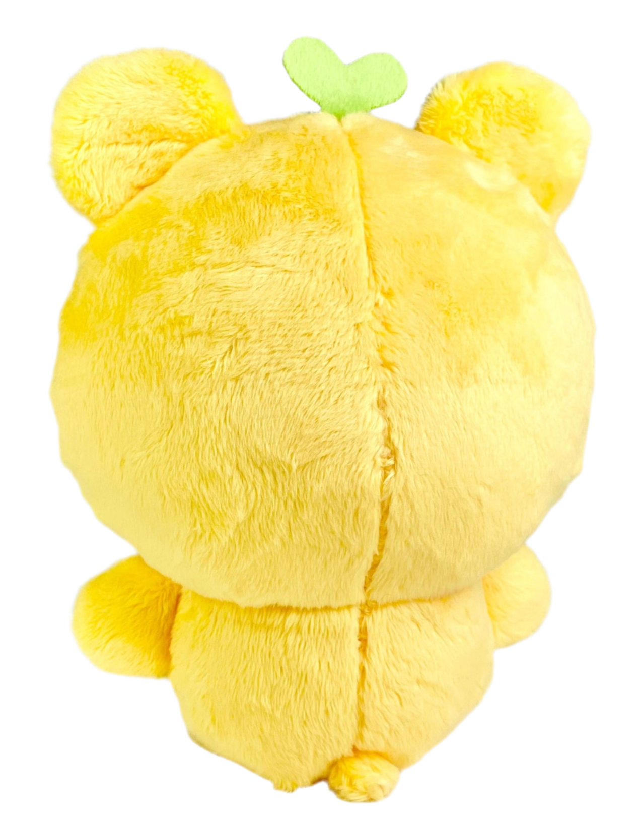 This cuddly boutique designed bear features exquisite embroidered details, capturing the essence of citrus brightness with his adorable lemon-themed vibed. Made from soft, huggable materials, Fujibee's Lemon Yellow Bear Boutique Plushie is perfect for snuggling up with! The cute green stem and leaf sprouting from its head is the sweetest detail!