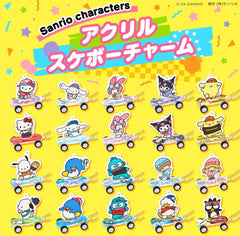 Sanrio Characters Skateboarding Acrylic Charm Blind Box