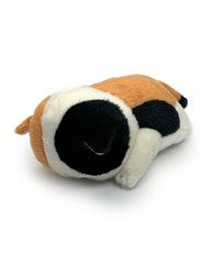 Celebrate the legendary cat face plant with this adorable plushie! The cutest of feline maneuvers is captured with this high quality plush. With a round head, squinty eyes, pink nose, tail between its hind legs, and stitching at the paws, this Funny 'Can't-Even' Face Plant Cat Plushie has it all.