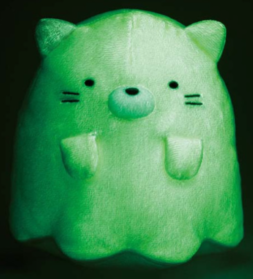 Meet the Glow-in-the-Dark Neko Cat Ghost Plushie – the cutest spooky companion you’ll ever cuddle! This adorable plush combines the charm of a cat with a playful ghostly twist, featuring soft, velvety fabric and sweet embroidered details.

By day, it’s a soft, huggable friend; by night, it transforms, glowing with a gentle, ethereal light that brings a magical touch to any room.

Part of the Sumikkogurashi gang, who have been invited by a ghost to the Night Park, the begin to&nbsp;enjoy it by pretending to 