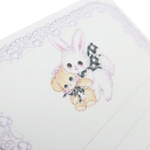 Gothic Bunny Friends by Ame no Mori Fumika Mini Letter Set