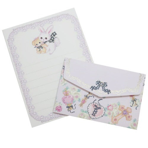 Gothic Bunny Friends by Ame no Mori Fumika Mini Letter Set