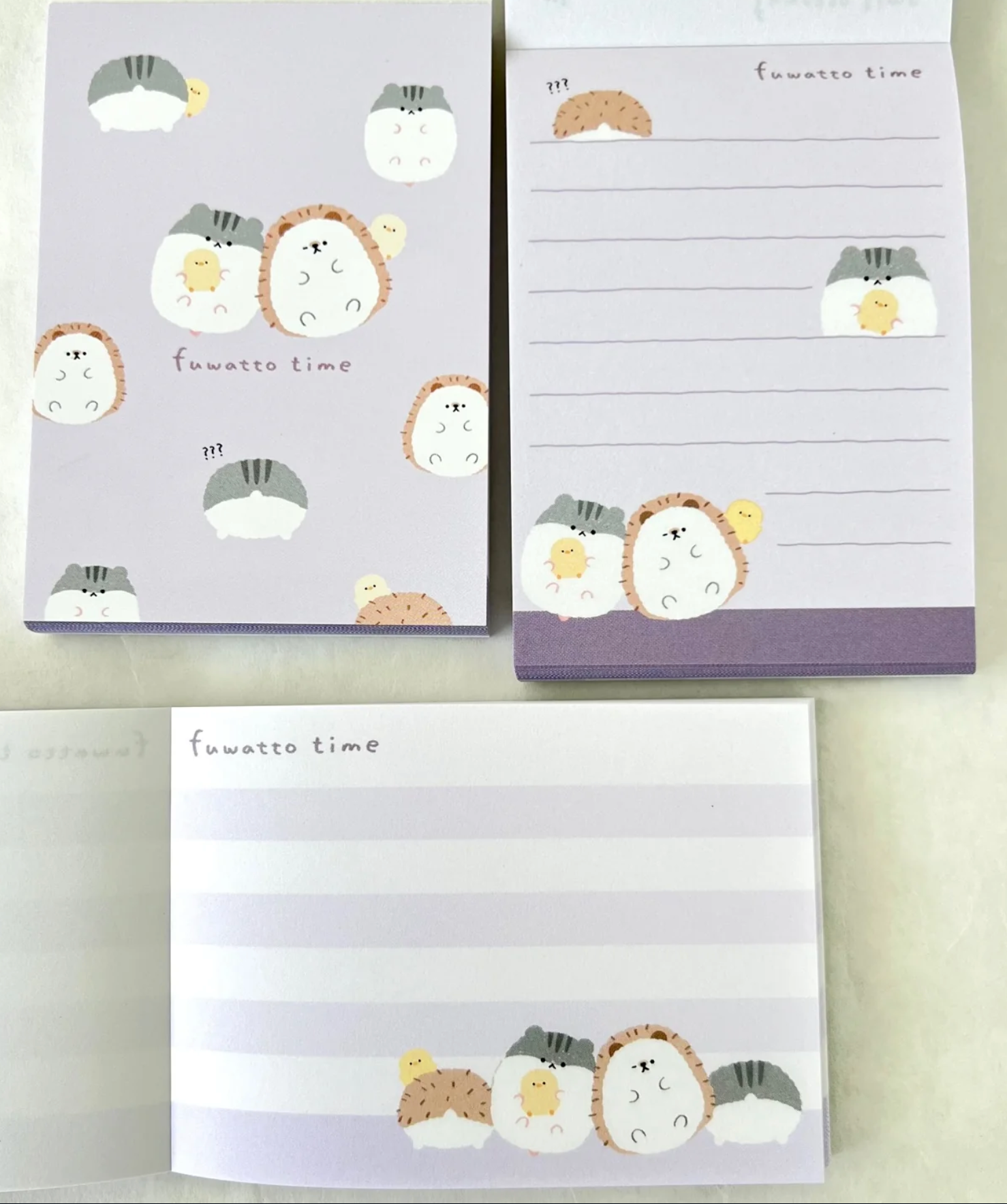 These Hamster &amp; Hedgehog Buddies Kawaii Mini Notepads feature two different designs, printed in full color. Quality binding, yet easy tear-out sheets. Kawaii, Stationary 