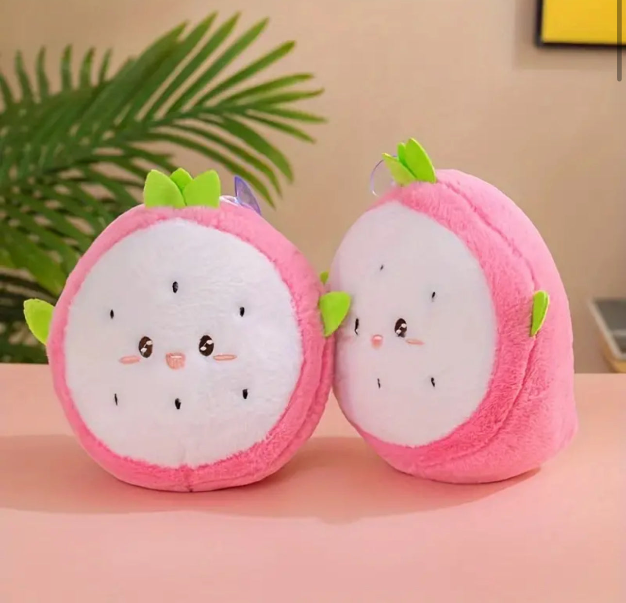 The Happy Dragon Fruit Plushie is a unique and whimsical addition to your collection! This playful plushie features a bright and cheerful design, inspired by the exotic dragon fruit. Made from ultra-soft, high-quality materials, it’s perfect for cuddling or as a fun decorative piece.