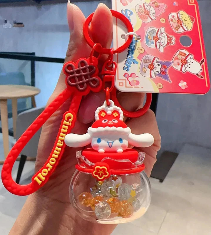 Good Fortune Chinese Style Sanrio Characters Keychains