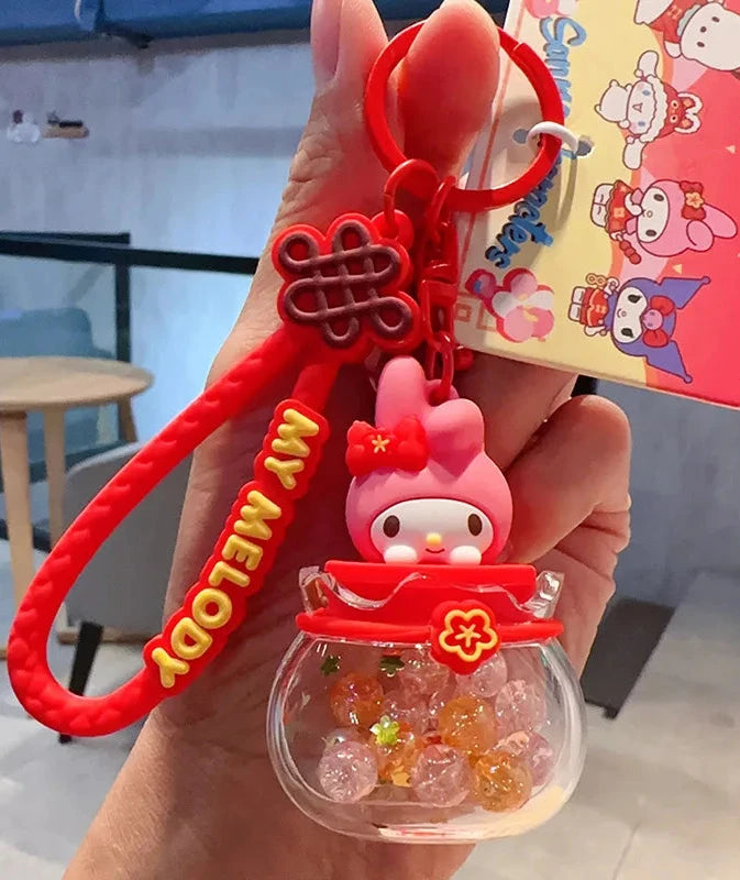 Good Fortune Chinese Style Sanrio Characters Keychains