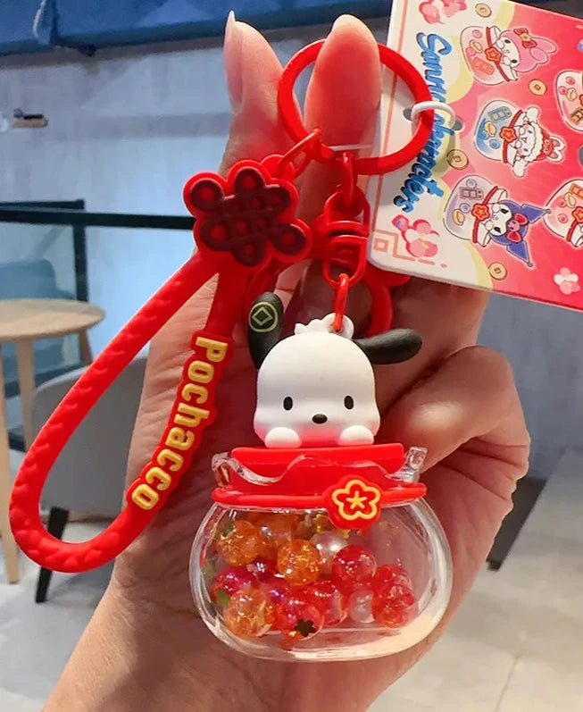 Good Fortune Chinese Style Sanrio Characters Keychains