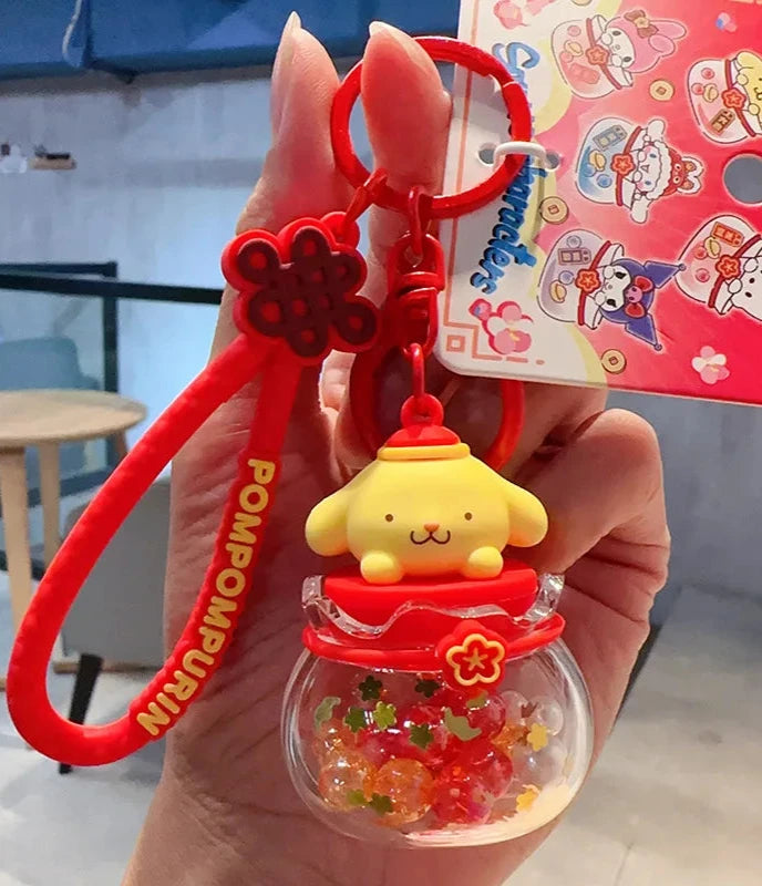 Good Fortune Chinese Style Sanrio Characters Keychains