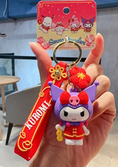 Good Fortune Chinese Style Sanrio Characters Keychains