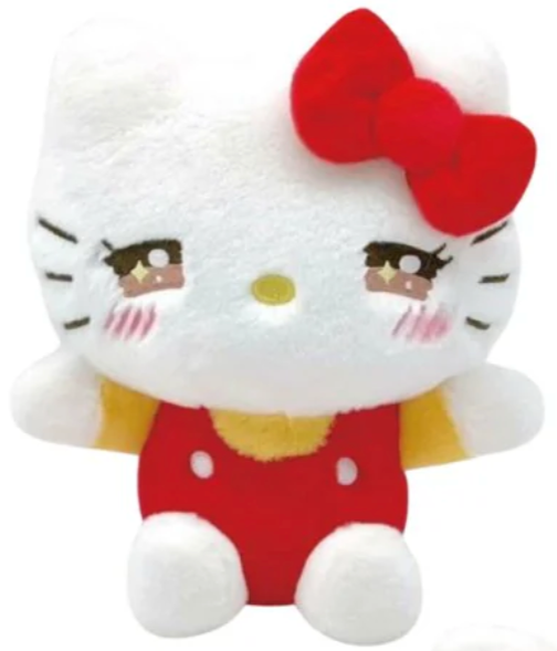 The Hello Kitty Blushing Manga Style Expression Iroro Plushie will be an adorable addition to your ever-growing Sanrio collection! "Iroro" means "color" in Japanese, and this plushie is showing color with her adorable blush!

This plushie features Hello Kitty in her totally classic outfit, complete with manga-style details that will delight fans of all ages. Her big, sparkling eyes and sweet expression are sure to make you smile every time you see her. Made from soft, huggable material, this plushie is perf