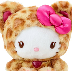 Unleash the fierce side of cute with the Hello Kitty Classic Leopard with Glitter Jelly Heart Plushie!&nbsp;Hello Kitty takes on a bold new look, dressed in a stylish classic leopard print outfit and featuring a glittery jelly heart that adds a dazzling touch to her timeless charm.

This fashionable plush combines the classic elegance of leopard print with the fun and sparkle of a glitter jelly heart, making Hello Kitty’s sweet look more fashionable and fun.