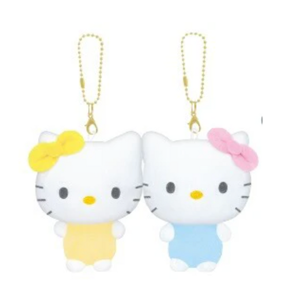 Hello Kitty & Mimi Smiley Twins Magnetic Plush Keychains – Plush Krush