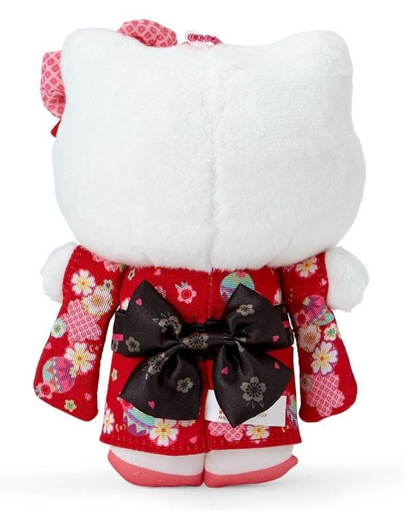 Celebrate Japanese tradition and Hello Kitty's timeless charm with this enchanting plush keychain! Dressed in a beautifully detailed red kimono, Hello Kitty embodies elegance with her bow turned into an antique-style, golden flowers, and intricate floral patterns.

Hello Kitty wears a stunning red kimono adorned with delicate floral patterns, highlighting traditional Japanese aesthetics. Her outfit is complete with a matching obi sash and accent bow.

This absolutely gorgeous and unique piece is the perfect