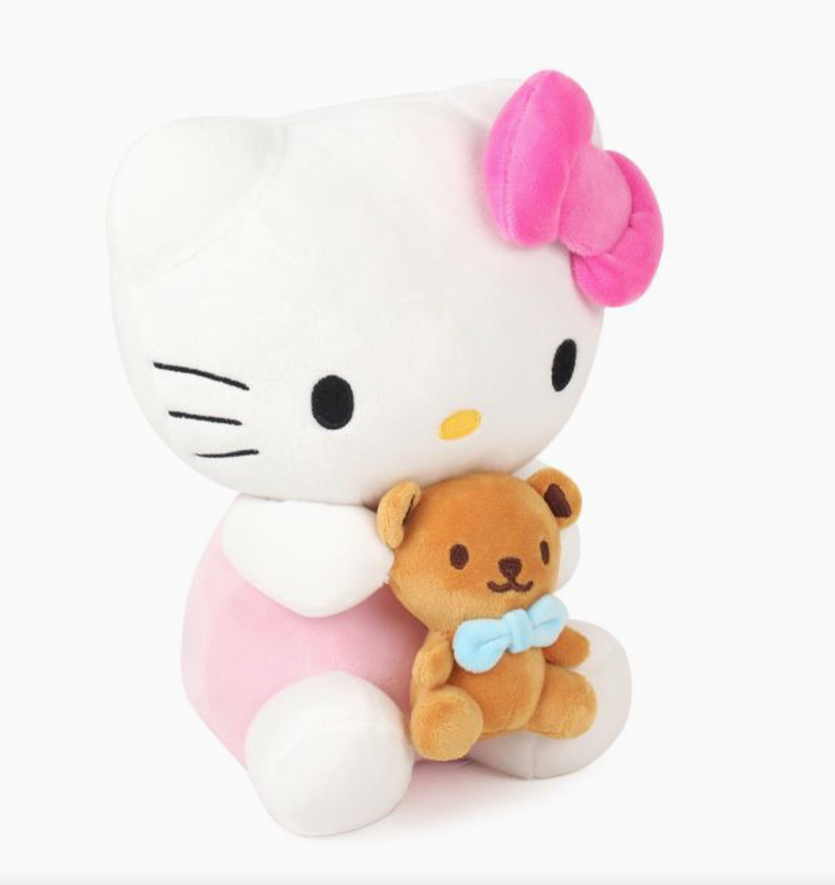 Calling all Sanrio fans! Add a dose of happiness to your life with the adorable Hello Kitty and Mascot Plushie, featuring your favorite character holding their beloved mascot. This charming plushie is the perfect gift, Sanrio, Hello Kitty, Cute, Kawaii