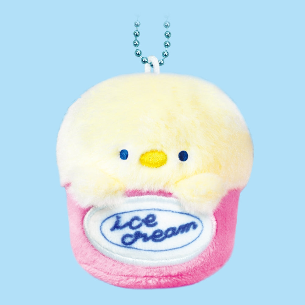 Kawaii, cute, ball chain key chain There are 10 different penguin keychain plushies to collect - they come in all your favorite flavors and forms, from strawberry to lemon, chocolate to watermelon and as popsicles, cones and cups. Best of all, you can cuddle them without the sloppy, sugary mess