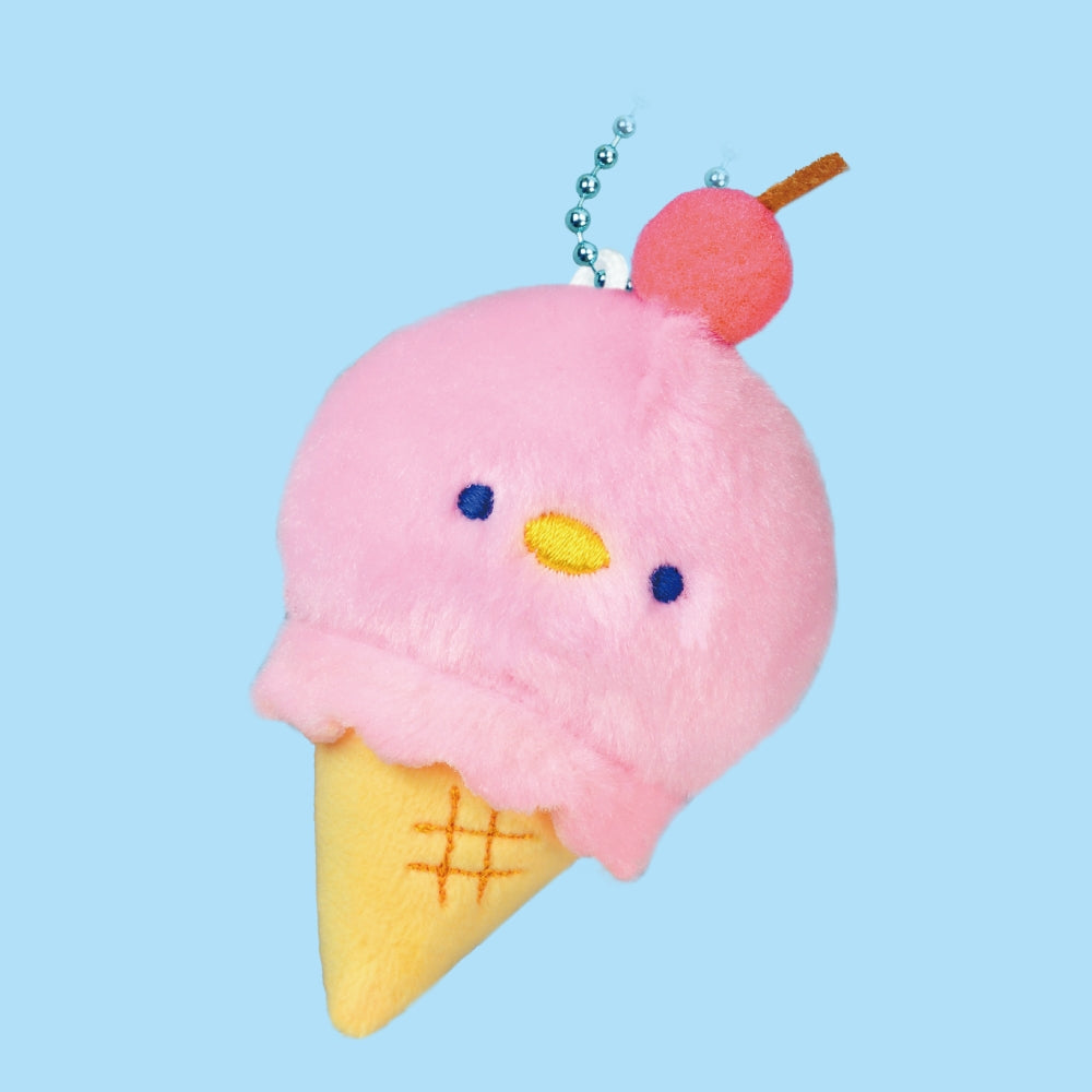 Kawaii, cute, ball chain key chain There are 10 different penguin keychain plushies to collect - they come in all your favorite flavors and forms, from strawberry to lemon, chocolate to watermelon and as popsicles, cones and cups. Best of all, you can cuddle them without the sloppy, sugary mess